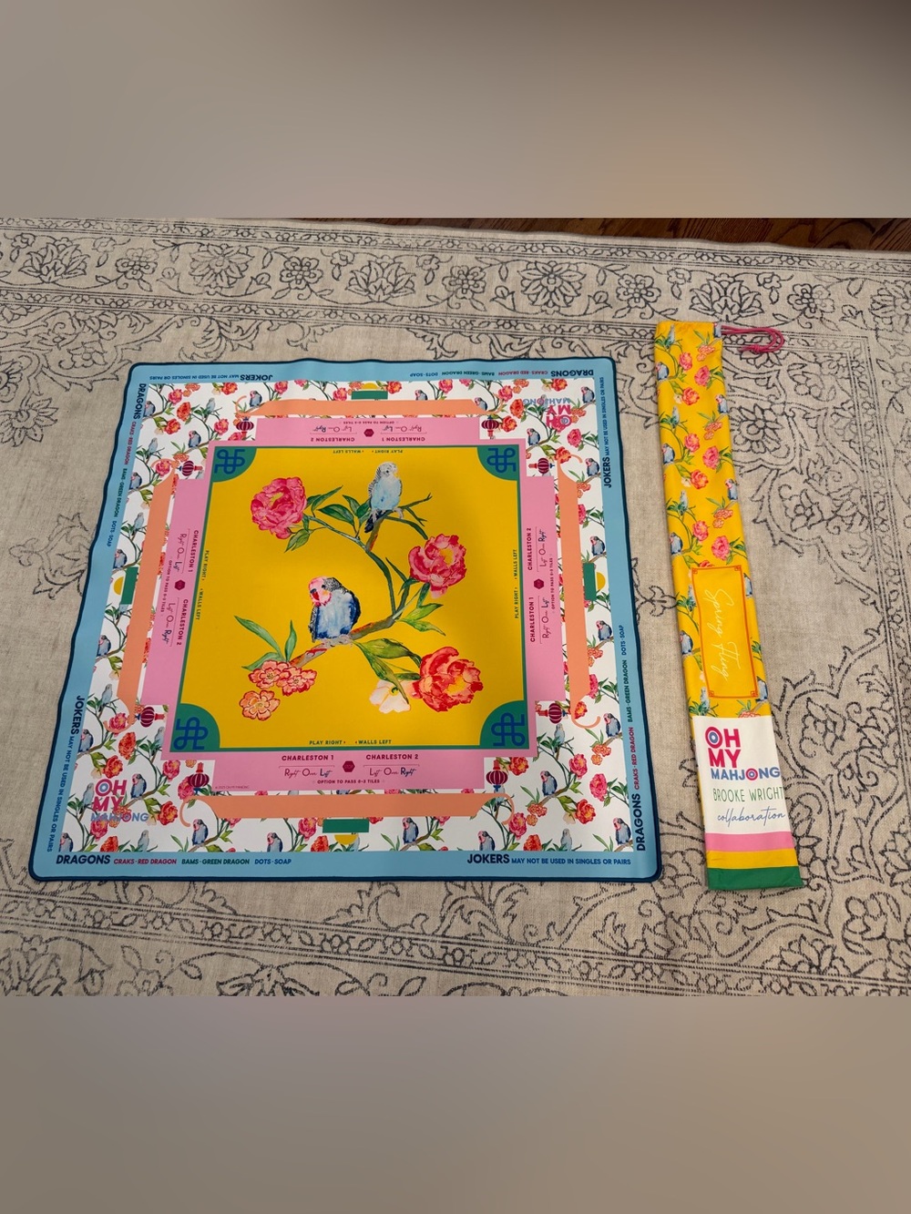 Oh My Mahjong Spring Fling Mahjong Mat soon to retire